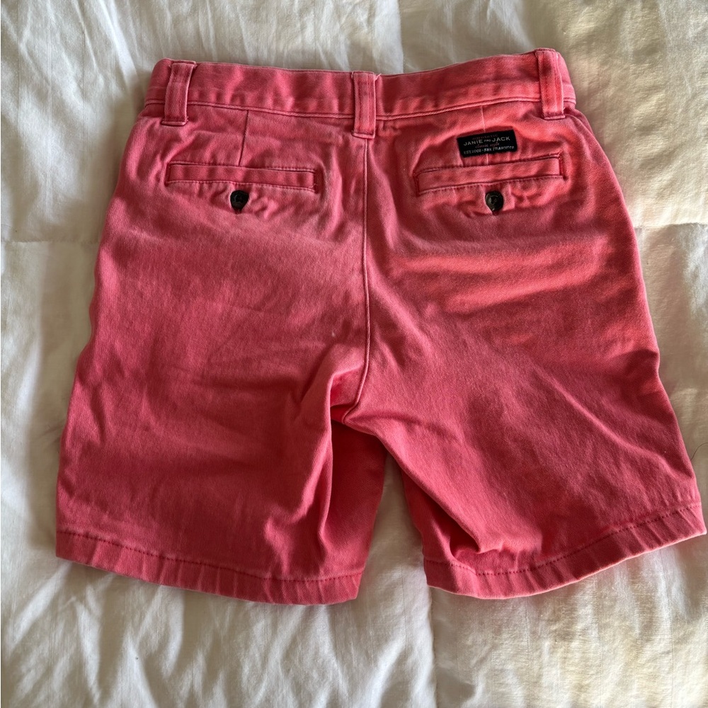 Janie and Jack Coral Pink Kids Shorts
